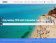 Tablet Screenshot of italieonline.eu